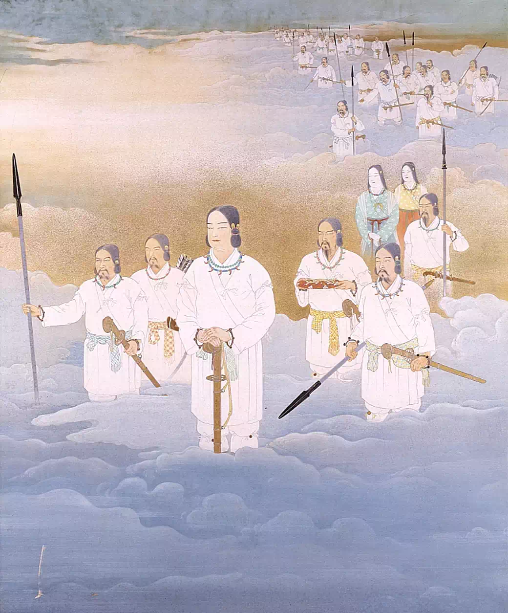 「天孫降臨」狩野探道　神宮徴古館蔵