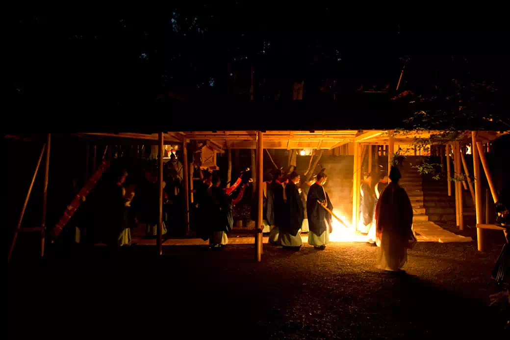 平成25年10月に斎行された遷御の儀