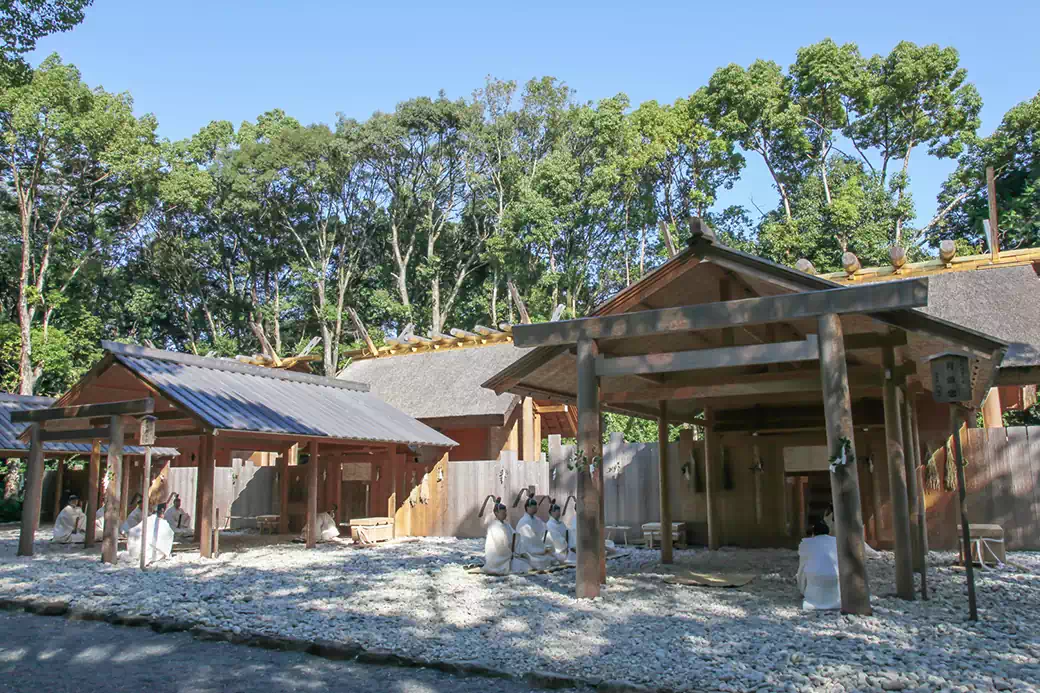 神嘗祭奉幣の儀　二宮ずつ同時に幣帛が奉られます
