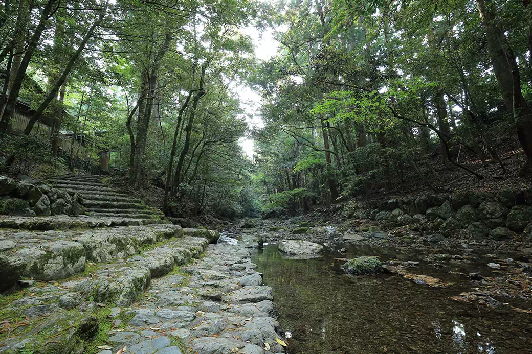 瀧原宮の御手洗場