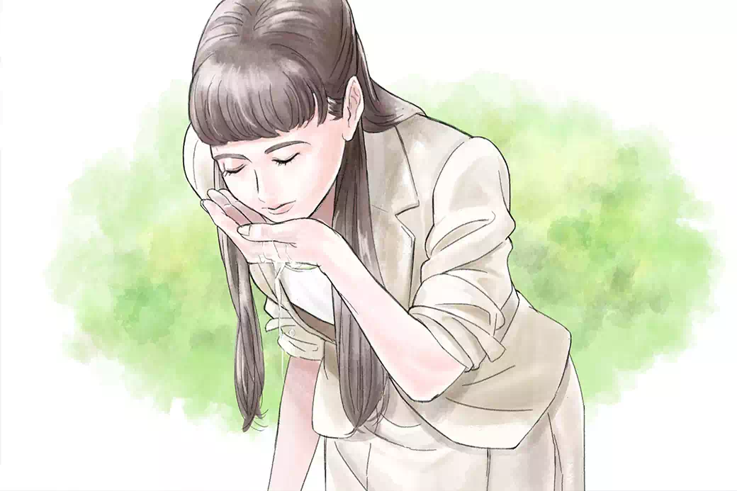 手水の作法3