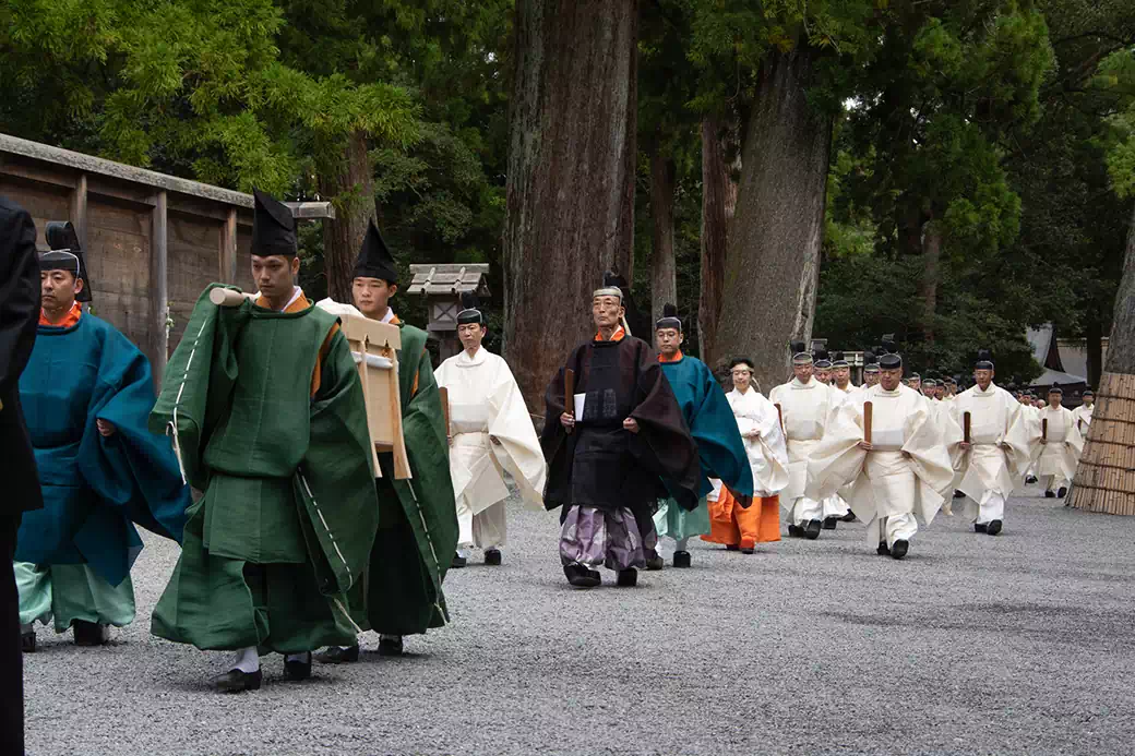 外宮　奉幣の参進