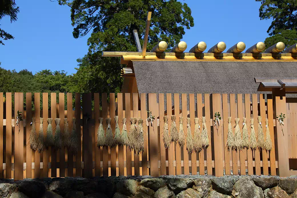 内宮内玉垣に懸けられた懸税